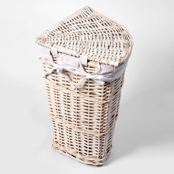 Корзина для белья WasserKraft Vils 39 см WB-560-L, цвет белый - фото 3