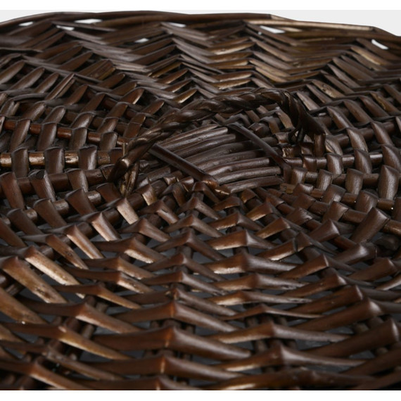 Корзина для белья WasserKraft Elbe 39 см WB-740-M, цвет тёмно-коричневый - фото 5