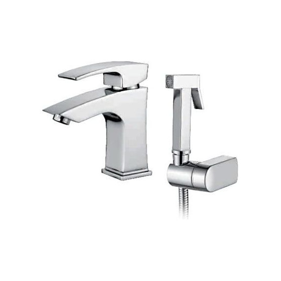 Смеситель для раковины с лейкой для биде Gerhans K11214, Цвет производителя: хром - фото 