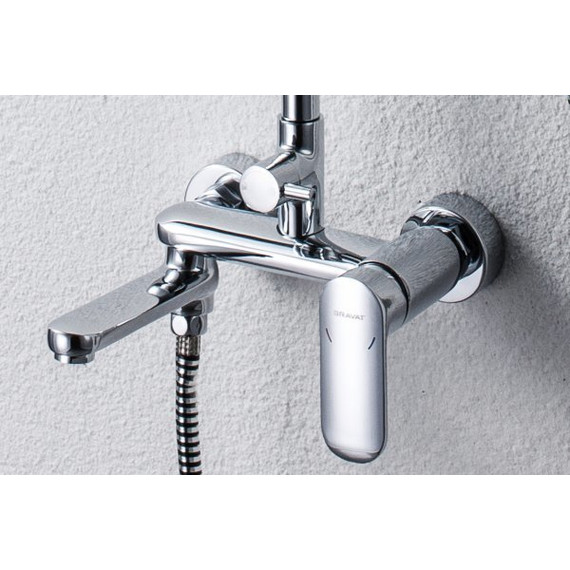 Душевая стойка BRAVAT OPAL F6125183CP-A-RUS - фото 6