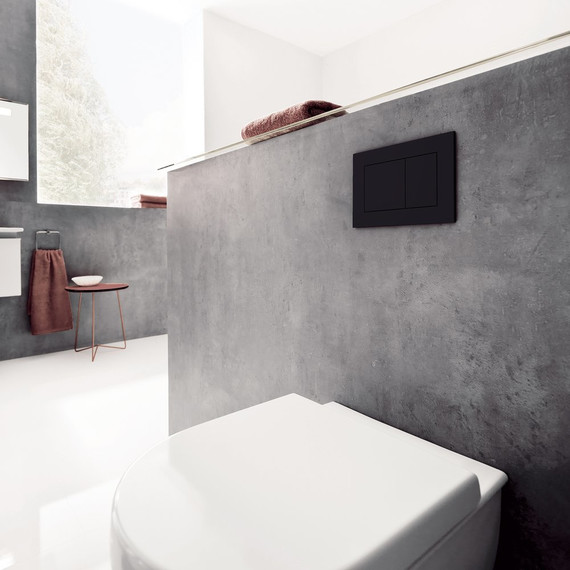 Инсталляция для подвесного унитаза TECEbase 2.0 9400414 (кнопка черная матовая) - фото 3