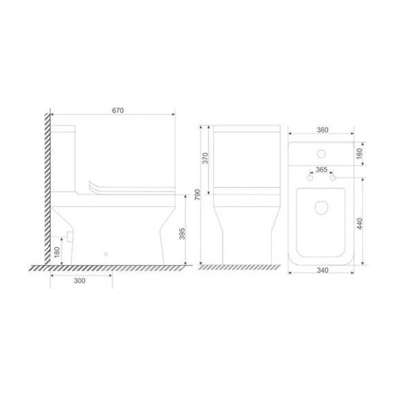 Унитаз-компакт безободковый Sole Deep с тонкой крышкой микролифт - фото 5