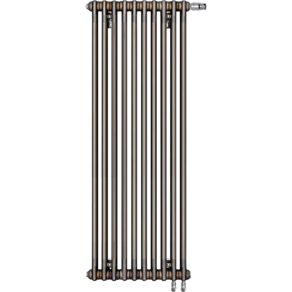 Вертикальный радиатор Zehnder Charleston 2180 580х1790 мм (12 секций) нижнее подключение - фото 