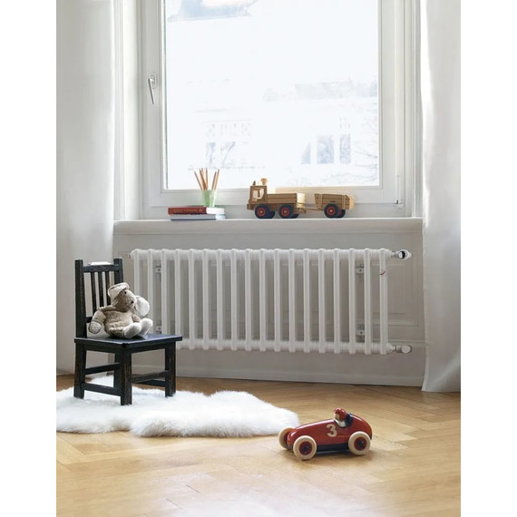 Радиатор Zehnder Charleston Retrofit 3057 850х570 мм (18 секций) боковое подключение, белый - фото 2