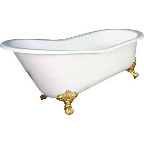 Ванна отдельностоящая Magliezza Gracia DO 170x76 см (ножки золото) - фото 