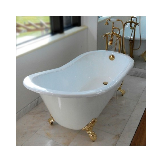 Ванна отдельностоящая Magliezza Gracia DO 170x76 см (ножки золото) - фото 2
