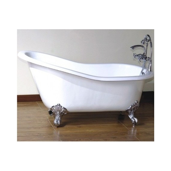 Ванна отдельностоящая Magliezza Gracia CR 170x76 см (ножки хром) - фото 3
