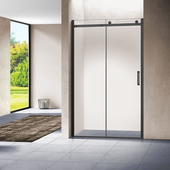 Душевая дверь Vincea Como 130 см VPS-1C130CLB (стекло 8 мм), черный/прозрачное - фото 