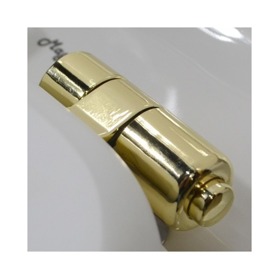 Сиденье с крышкой для унитаза Magliezza микролифт 9000B-DO, петли золото - фото 3