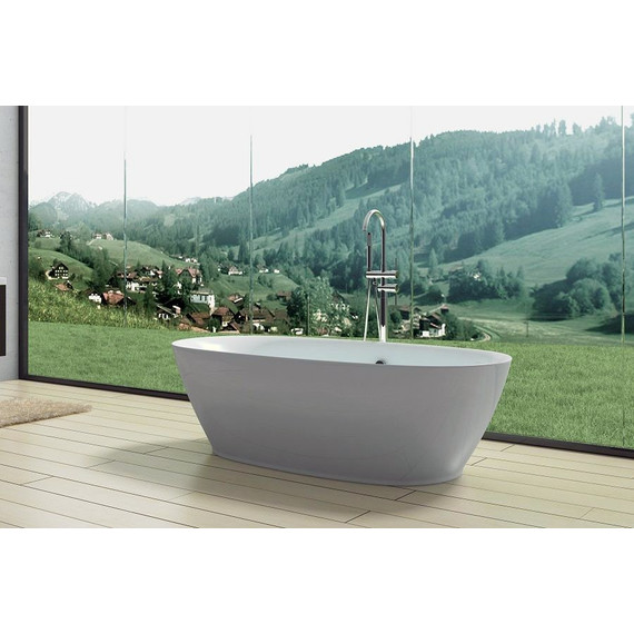 Ванна отдельностоящая Art&Max 180x83 см AM-527-1800-835 - фото 4