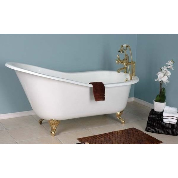 Ванна отдельностоящая Magliezza Beatrice DO 153x76 см (ножки золото) - фото 2