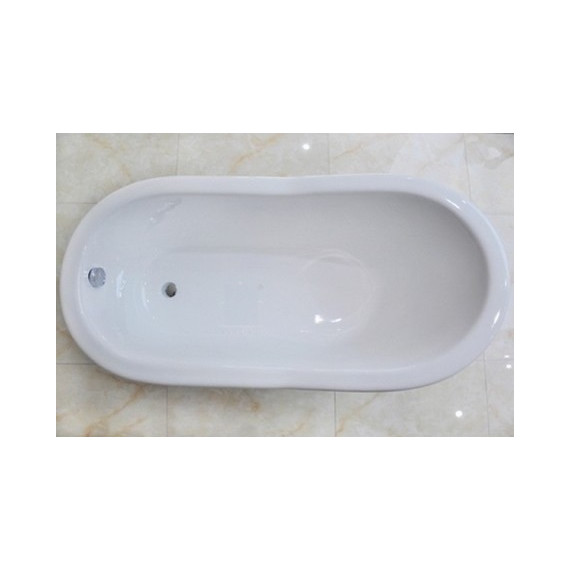 Ванна отдельностоящая Magliezza Beatrice WH 153x76 см (ножки белый) - фото 5