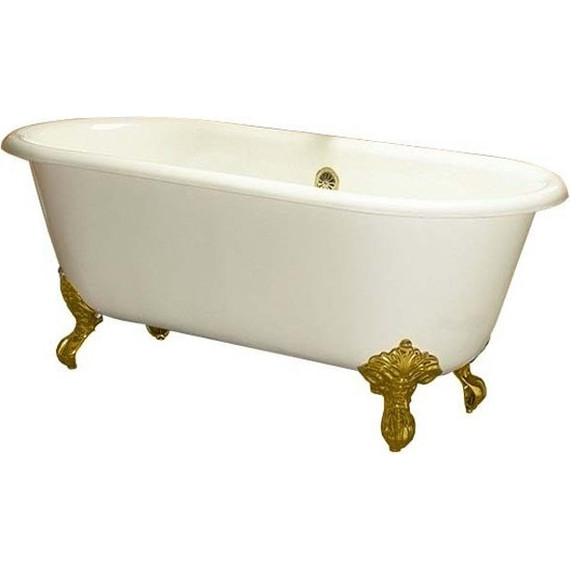 Ванна отдельностоящая Magliezza Patricia DO 168x76 см (ножки золото) - фото 