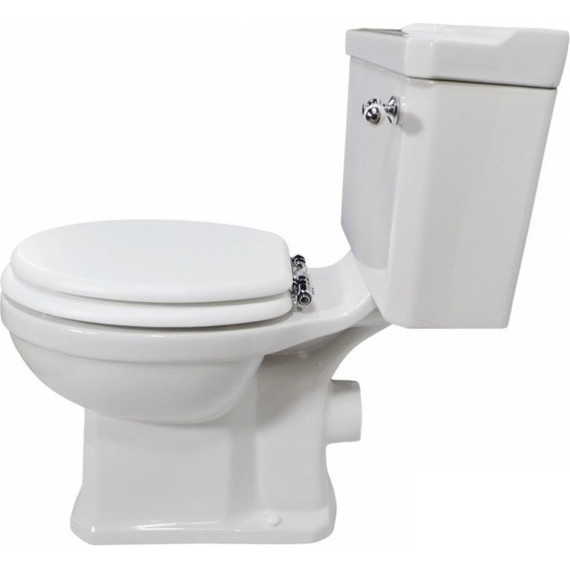 Унитаз-компакт Magliezza Retro 7011 (механизм слива хром) - фото 5