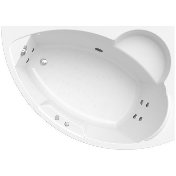 Ванна гидромассажная Радомир Алари 168x120 см R (Гидромассаж "Классик") - фото 