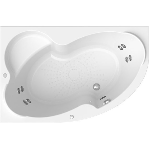 Ванна гидромассажная Радомир Ирма 160x105 см L (Гидромассаж "Классик") - фото 