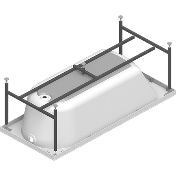 Ванна акриловая Радомир Николь 180x80 см (в комплекте каркас), Размер - мм: 1800х800 - фото 7