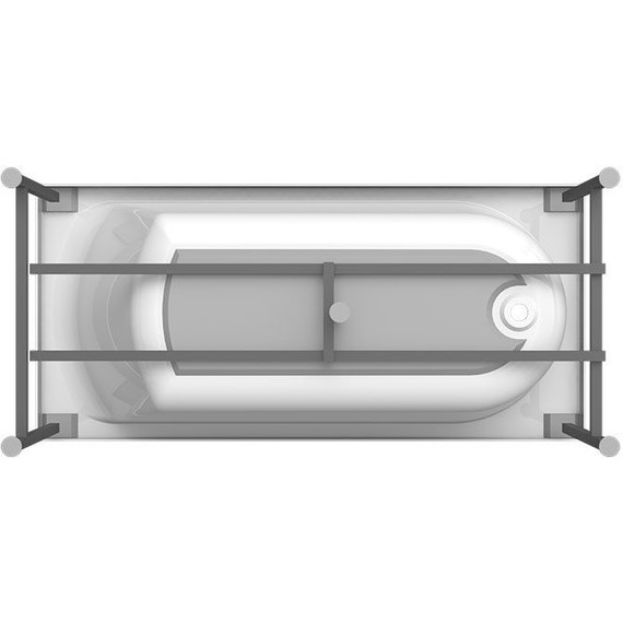 Ванна акриловая Радомир Николь 150x70 см (в комплекте каркас), Размер - мм: 1500х700 - фото 11