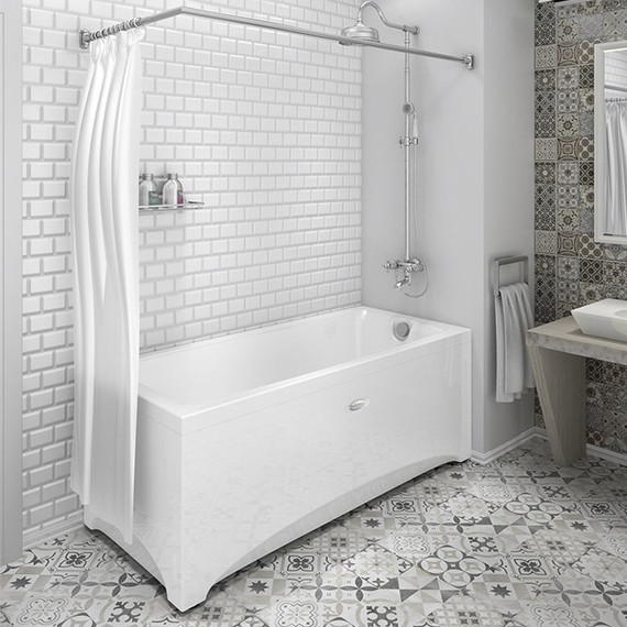 Ванна акриловая Радомир Веста 160x70 см (в комплекте каркас), Размер - мм: 1600х700 - фото 5