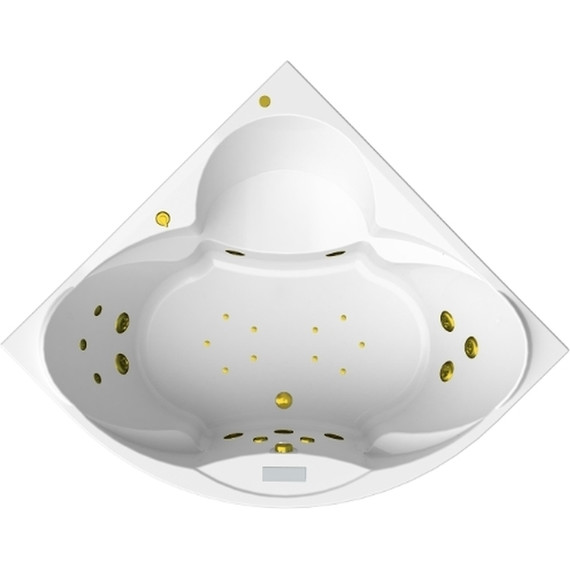 Ванна гидромассажная Радомир Филадельфия 168x168 см (Гидромассаж "Люкс" Gold) - фото 