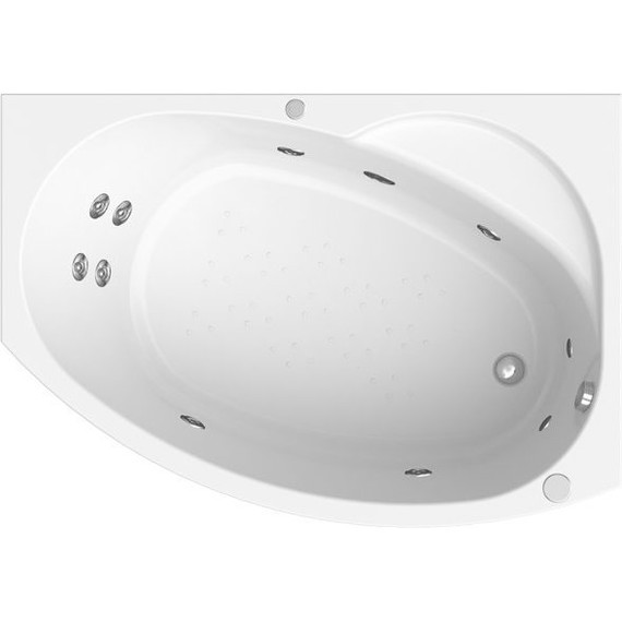 Ванна гидромассажная Радомир Монти 150x105 см R (Гидромассаж "Актив") - фото 