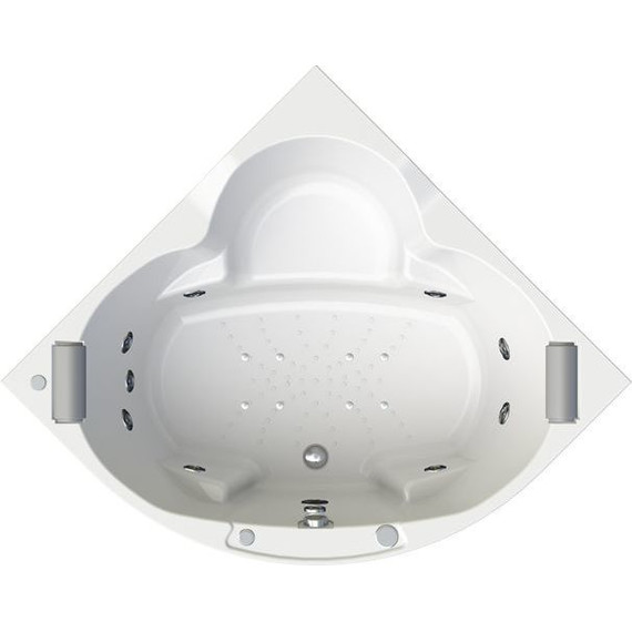 Ванна гидромассажная Радомир Сорренто 140x140 см (Гидромассаж "Терапия" Chrome) - фото 