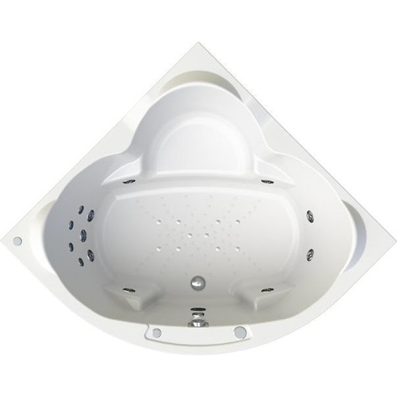 Ванна гидромассажная Радомир Сорренто 148x148 см (Гидромассаж "Терапия" Chrome) - фото 