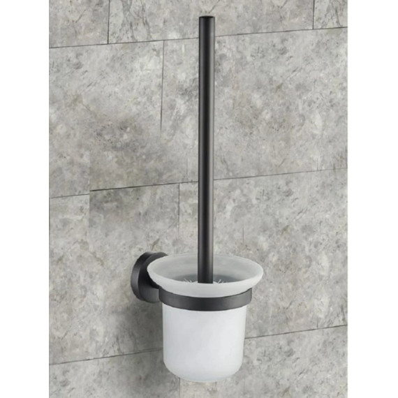 Ёршик для унитаза Haiba HB8710, цвет чёрный матовый - фото 3