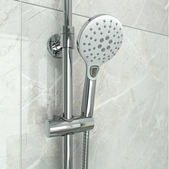 Душевая стойка Iddis Ray RAYSW3Fi76, хром/белый - фото 3