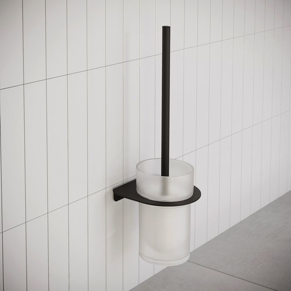 Ёршик для унитаза Iddis Noa NOABLG0i47, цвет чёрный матовый - фото 2