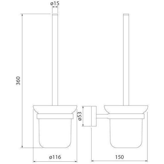Ёршик для унитаза Iddis Sena SENSSG0i47 - фото 4