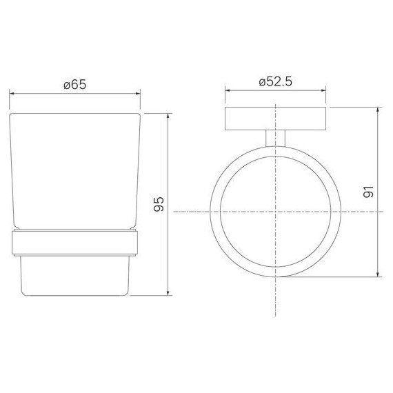 Стакан для зубных щеток Iddis Sena SENSSG1i45 - фото 4