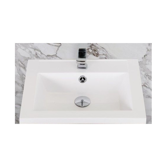 Тумба подвесная с раковиной Art&Max Family-400-2C-SO-CV 40 см, цемент - фото 5