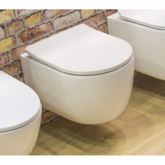 Унитаз подвесной безободковый Art&Max Bologna AM211CHR - фото 2