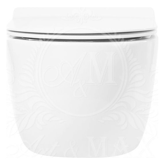 Унитаз подвесной безободковый Art&Max Bologna AM211CHR - фото 19