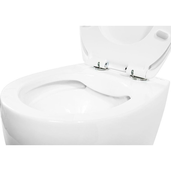 Унитаз подвесной безободковый Art&Max Imola AM217CHR - фото 2