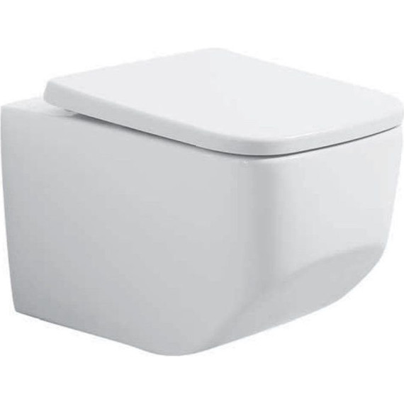 Унитаз подвесной безободковый Art&Max Liberty AM015CHR - фото 