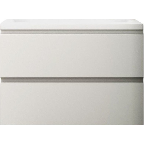 Тумба подвесная с раковиной Art&Max AM-Bianchi-750-2C-SO-BL 75 см, белый глянец, Цвет фасада: белый - фото 2