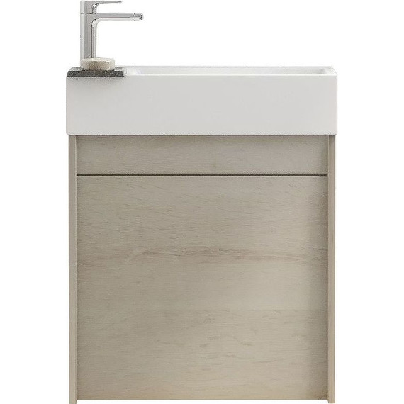 Тумба подвесная с раковиной Art&Max Family-400-1D-SO-PB 40 см, сканди - фото 