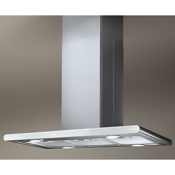 Вытяжка ELICA GALAXY ISLAND WHIX/A/90X45 (белое стекло) - фото 2