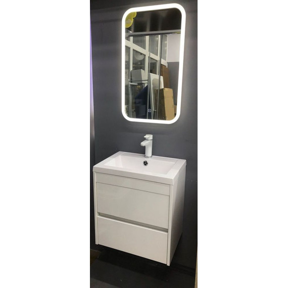 Зеркало Art&Max Bianchi Led 40 см AM-Bianchi-400-700-DS-F - фото 4