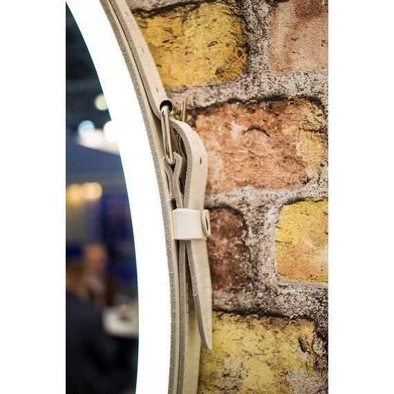 Зеркало Art&Max Milan Led 100 см AM-Mil-1000-DS-F, белый ремень - фото 10