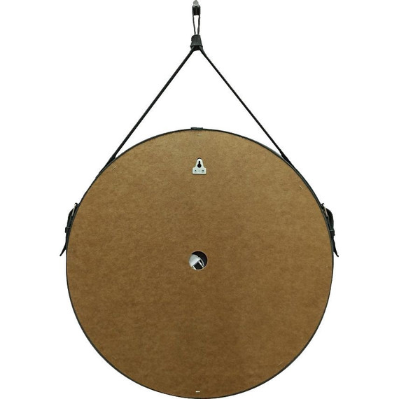 Зеркало Art&Max Milan Led 100 см AM-Mil-1000-DS-F-Nero, черный ремень - фото 7