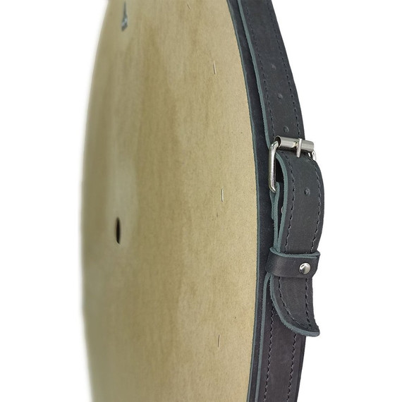 Зеркало Art&Max Milan Led 80 см AM-Mil-800-DS-F-Nero, черный ремень - фото 7