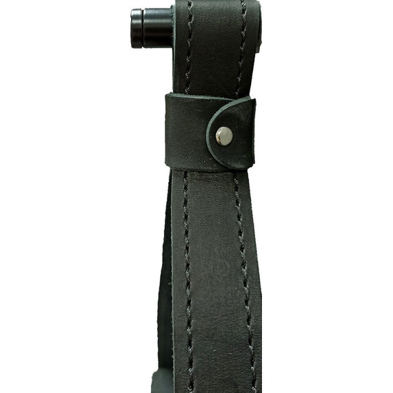 Зеркало Art&Max Milan Led 65 см AM-Mil-650-DS-F-Nero, черный ремень - фото 7