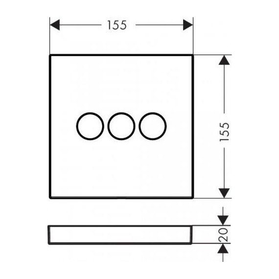 Переключатель потоков на три потребителя Hansgrohe Shower Select 15764700, белый матовый - фото 2