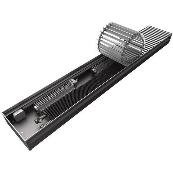 Внутрипольный конвектор KZTO Бриз В 800х260х80 мм - фото 