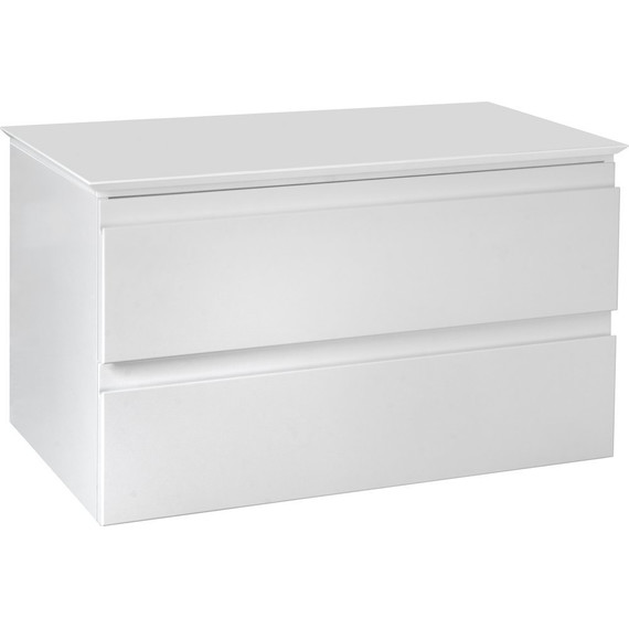 Тумба подвесная со столешницей Jacob Delafon Madeleine 83 см EB2083-J5, белый глянцевый - фото 3