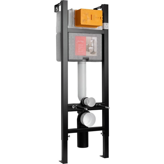 Инсталляция с подвесным безободковым унитазом Jacob Delafon Struktura E21771RU-00 - фото 7