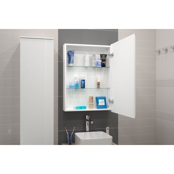 Зеркало-шкаф Art&Max Techno Led 55 см AM-Tec-550-800-1D-R-DS-F - фото 4